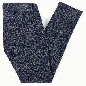 NWT Shimmer Print LOFT Modern Low Rise Skinny Jeans - 27P/4P